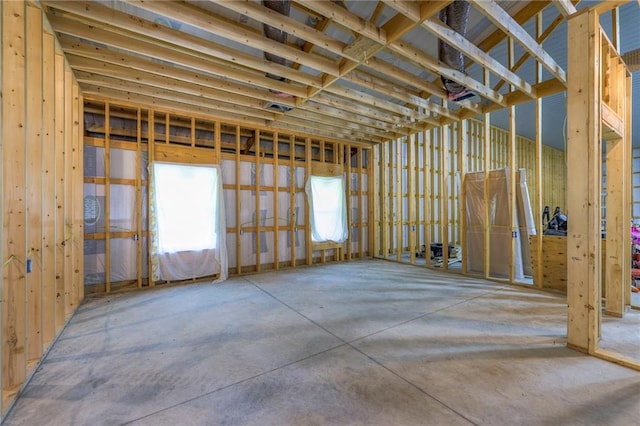 misc room featuring concrete floors