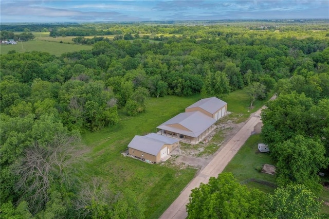 view of aerial view