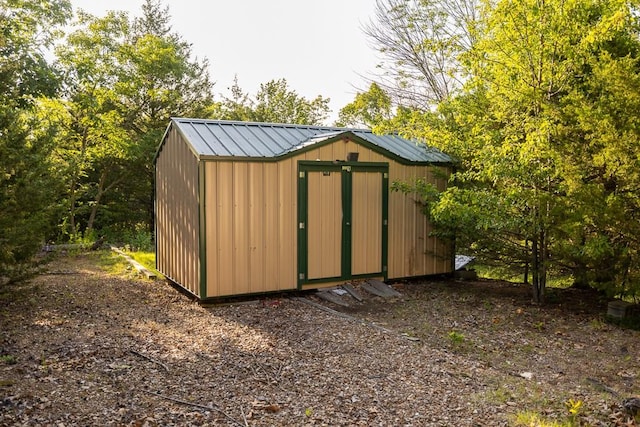 view of shed / structure