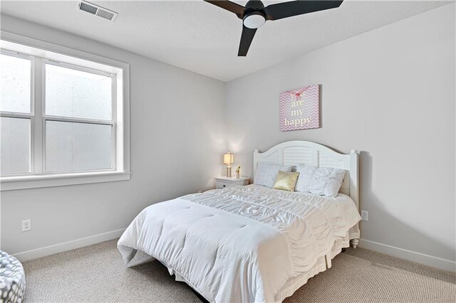 24932 W 98th Pl, Lenexa, KS 66227 - bedroom with carpet, baseboards, and a ceiling fan