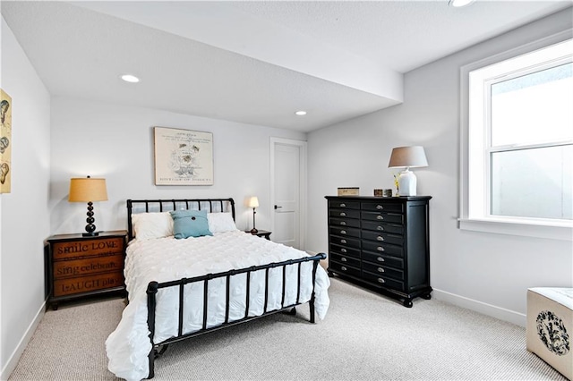 24932 W 98th Pl, Lenexa, KS 66227 - carpeted bedroom featuring baseboards and recessed lighting