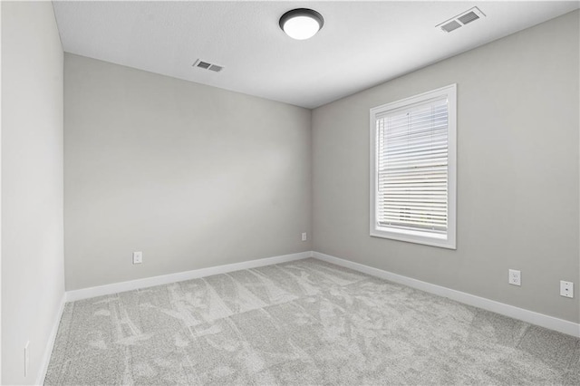 empty room with light carpet