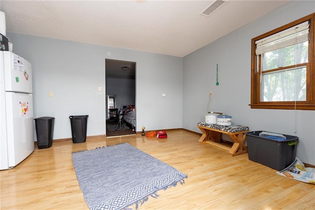 misc room featuring light hardwood / wood-style flooring