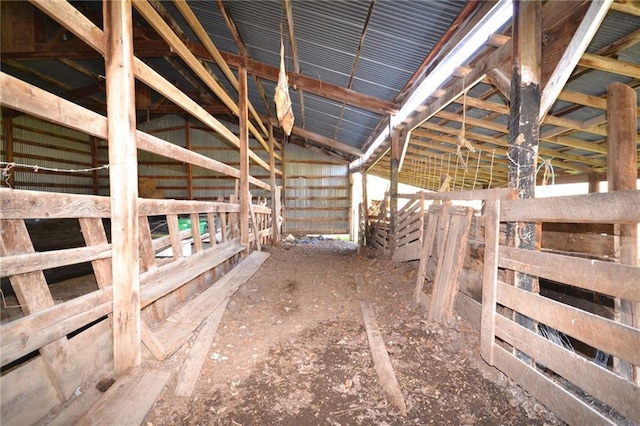 view of horse barn