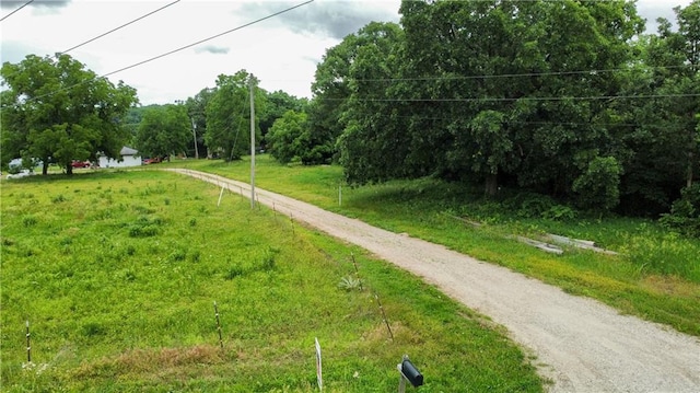 view of road