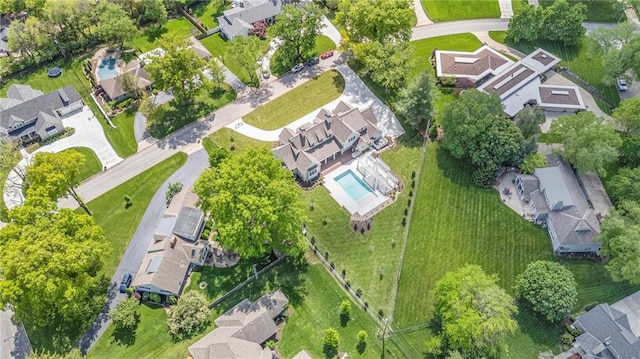 3116 W 86th St, Leawood, KS 66206 - birds eye view of property with a residential view