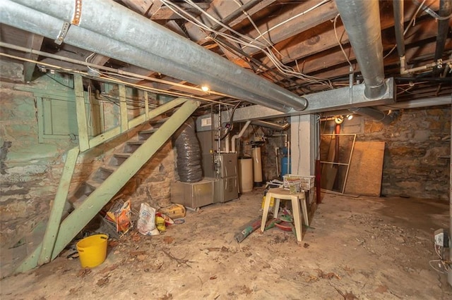 view of basement