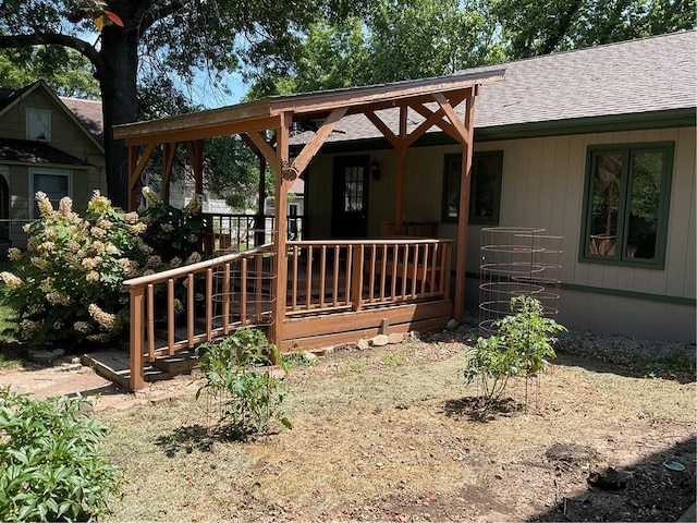 view of rear view of property