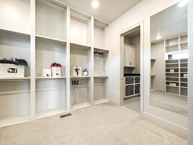 8013 Millridge St, Shawnee, KS 66220 - interior space with baseboards, visible vents, and carpet floors