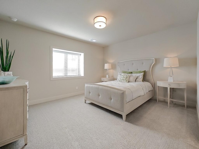 8013 Millridge St, Shawnee, KS 66220 - bedroom with light colored carpet, visible vents, and baseboards