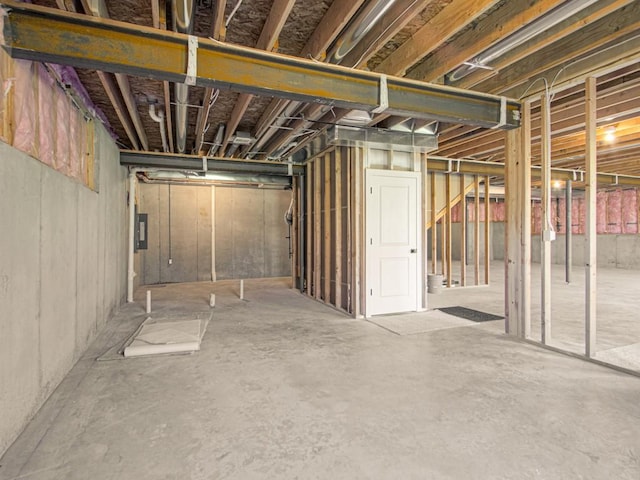 12435 Appaloosa St, Platte City, MO 64079 - unfinished below grade area featuring electric panel