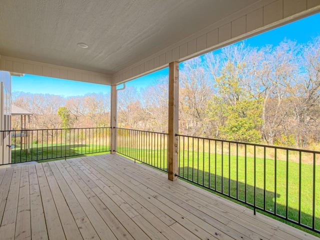 12435 Appaloosa St, Platte City, MO 64079 - deck featuring a lawn