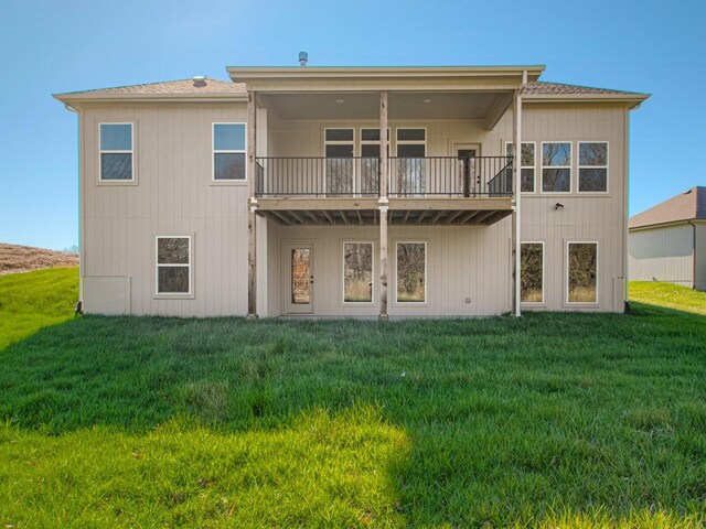 12435 Appaloosa St, Platte City, MO 64079 - rear view of house featuring a yard
