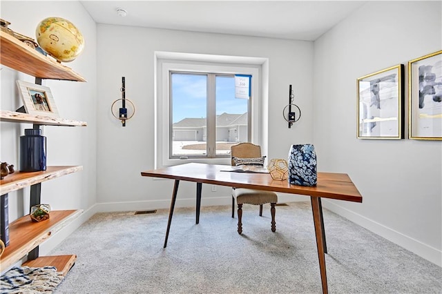 13028 S Constance St, Olathe, KS 66062 - carpeted home office featuring baseboards