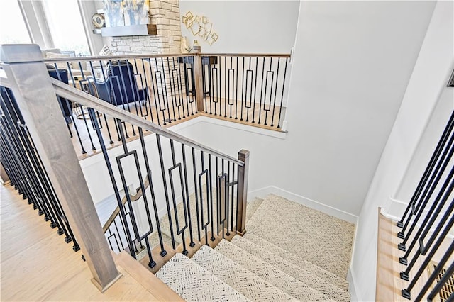13028 S Constance St, Olathe, KS 66062 - stairs with baseboards