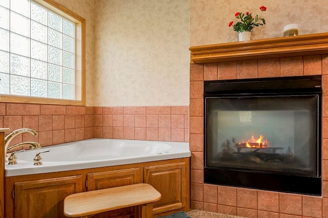 bathroom featuring a bathtub