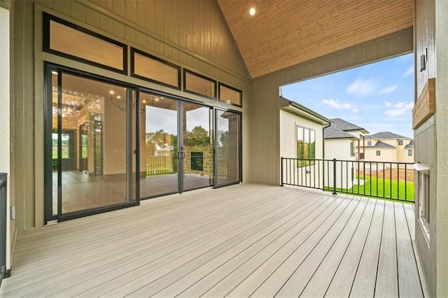 8736 N Lewis Ave, Kansas City, MO 64157 - view of wooden terrace