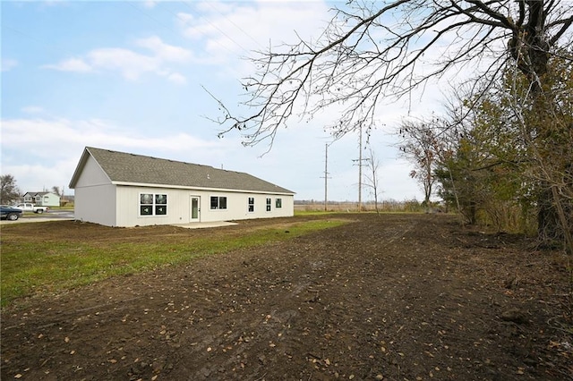 view of back of property