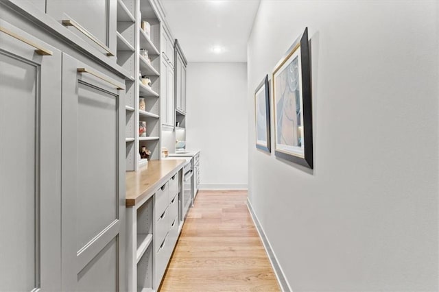 6101 NW 58th St, Kansas City, MO 64151 - walk in closet with light wood-type flooring