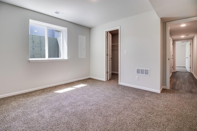 interior space featuring carpet floors