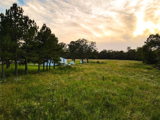 view of nature at dusk