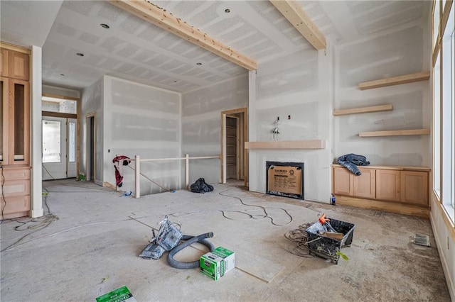 view of unfurnished living room