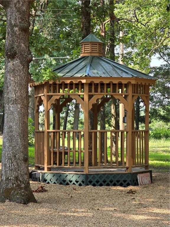 view of community featuring a gazebo