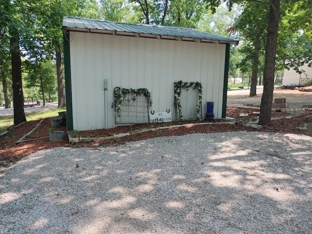 view of outbuilding