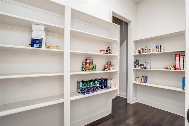 view of pantry