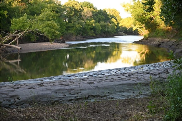 view of water feature