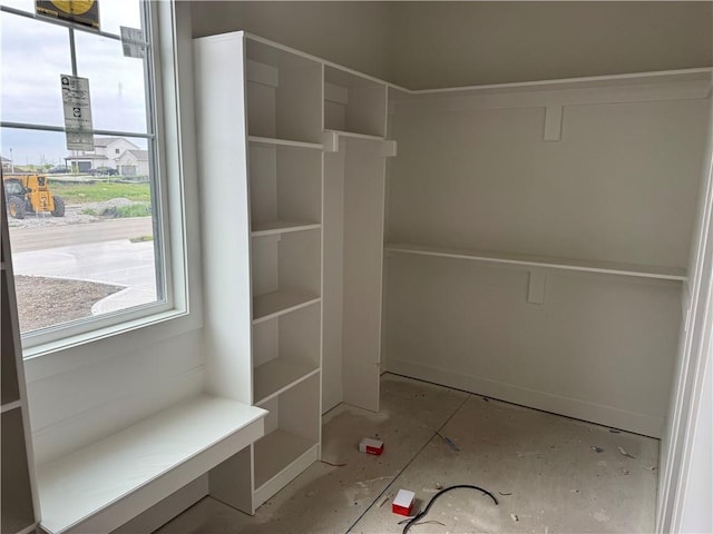 view of closet