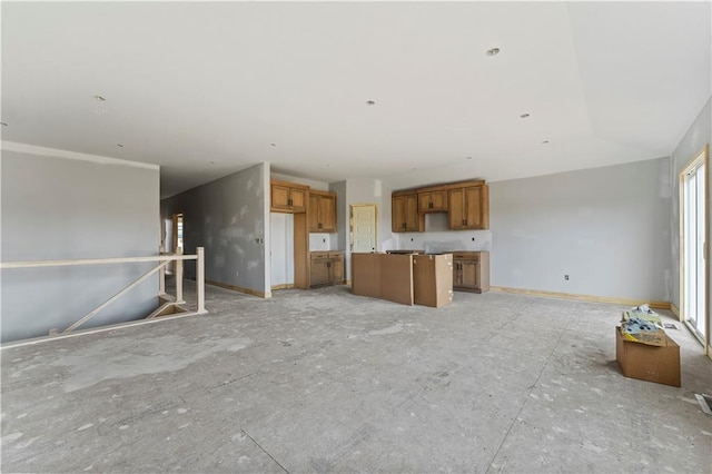 view of unfurnished living room