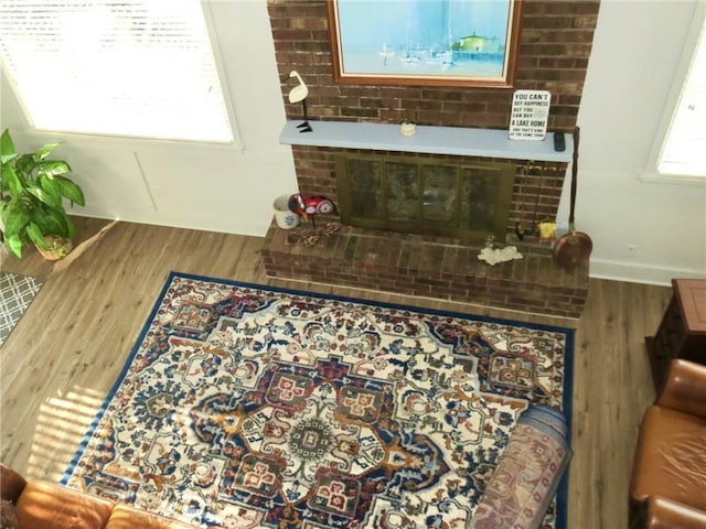 room details featuring wood-type flooring