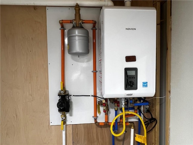 utilities featuring tankless water heater