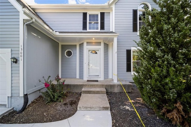 view of entrance to property