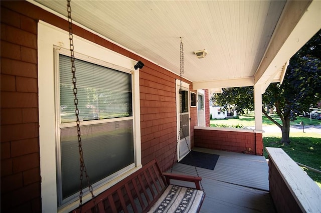 view of patio / terrace featuring a porch