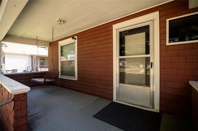 view of patio / terrace with a porch