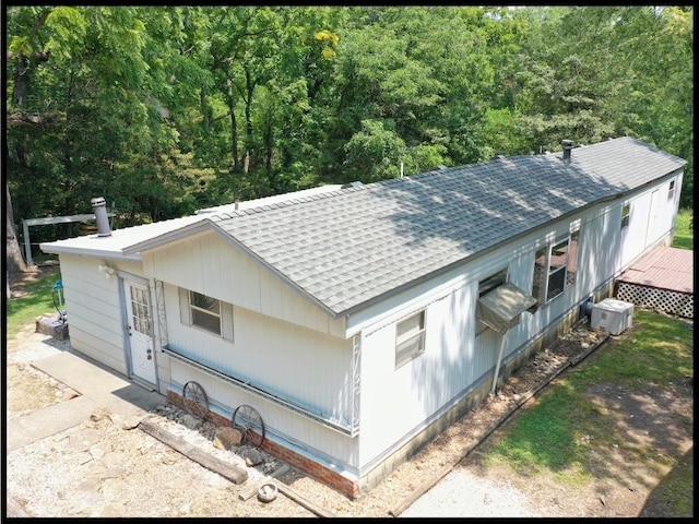 exterior space with a deck