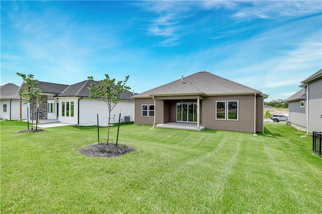 24940 W 98th Pl, Lenexa, KS 66227 - back of house with a patio and a yard