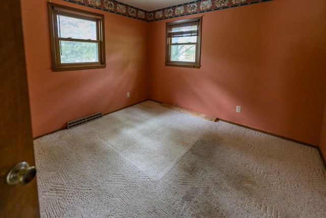 spare room with carpet floors