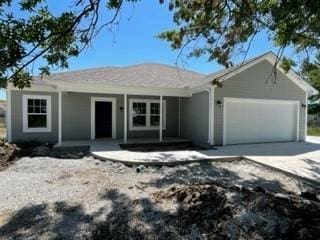 ranch-style house with a garage