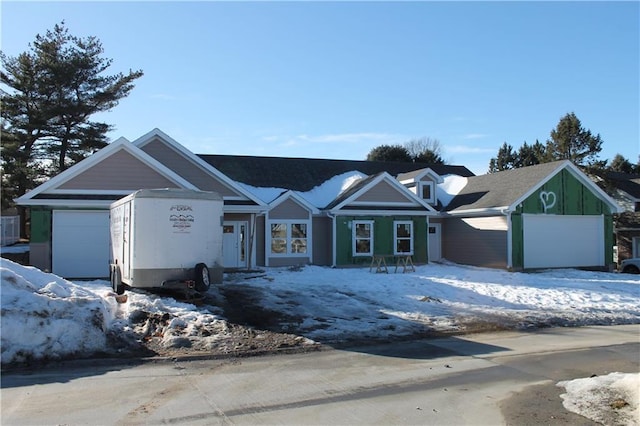 ranch-style house with a garage