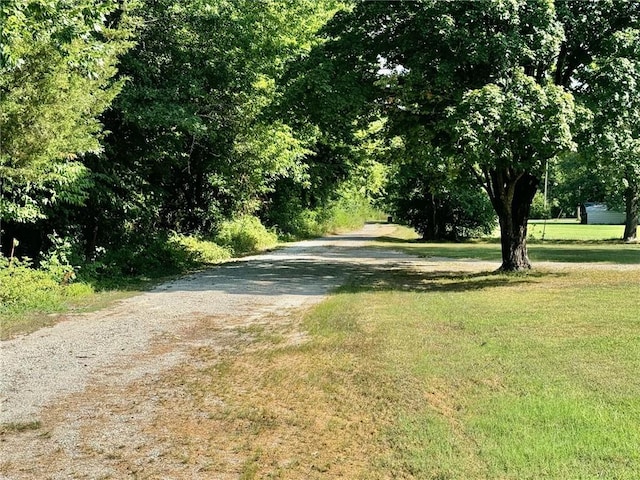 view of road