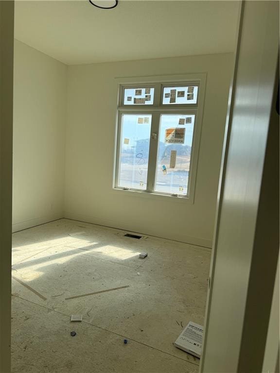 view of unfurnished room