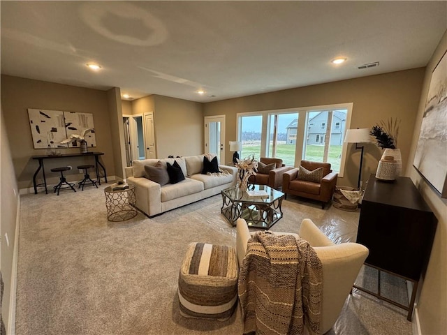 16700 NW 124th St, Platte City, MO 64079 - living room with a water view and light carpet