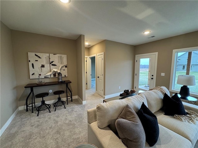 16700 NW 124th St, Platte City, MO 64079 - living room featuring light colored carpet