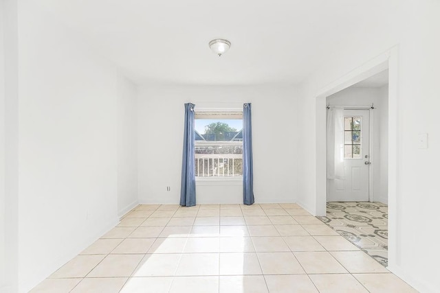 view of tiled empty room