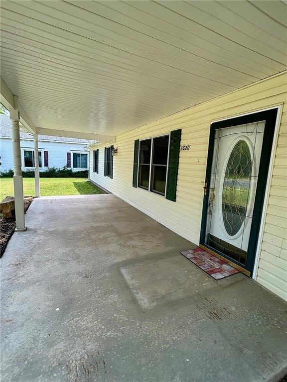 view of patio