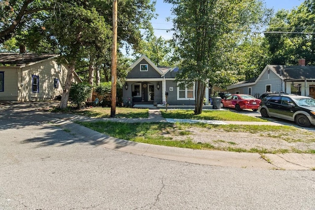 view of front of property with a porch