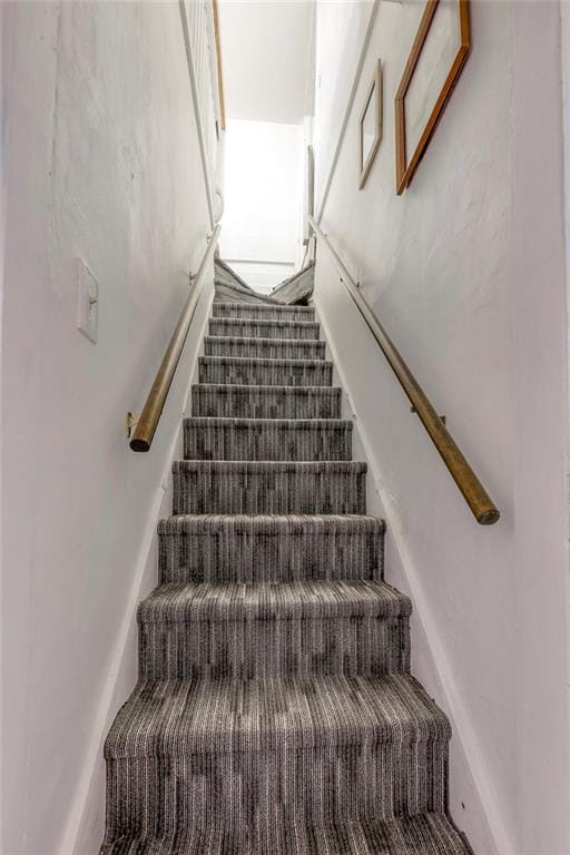 view of stairs